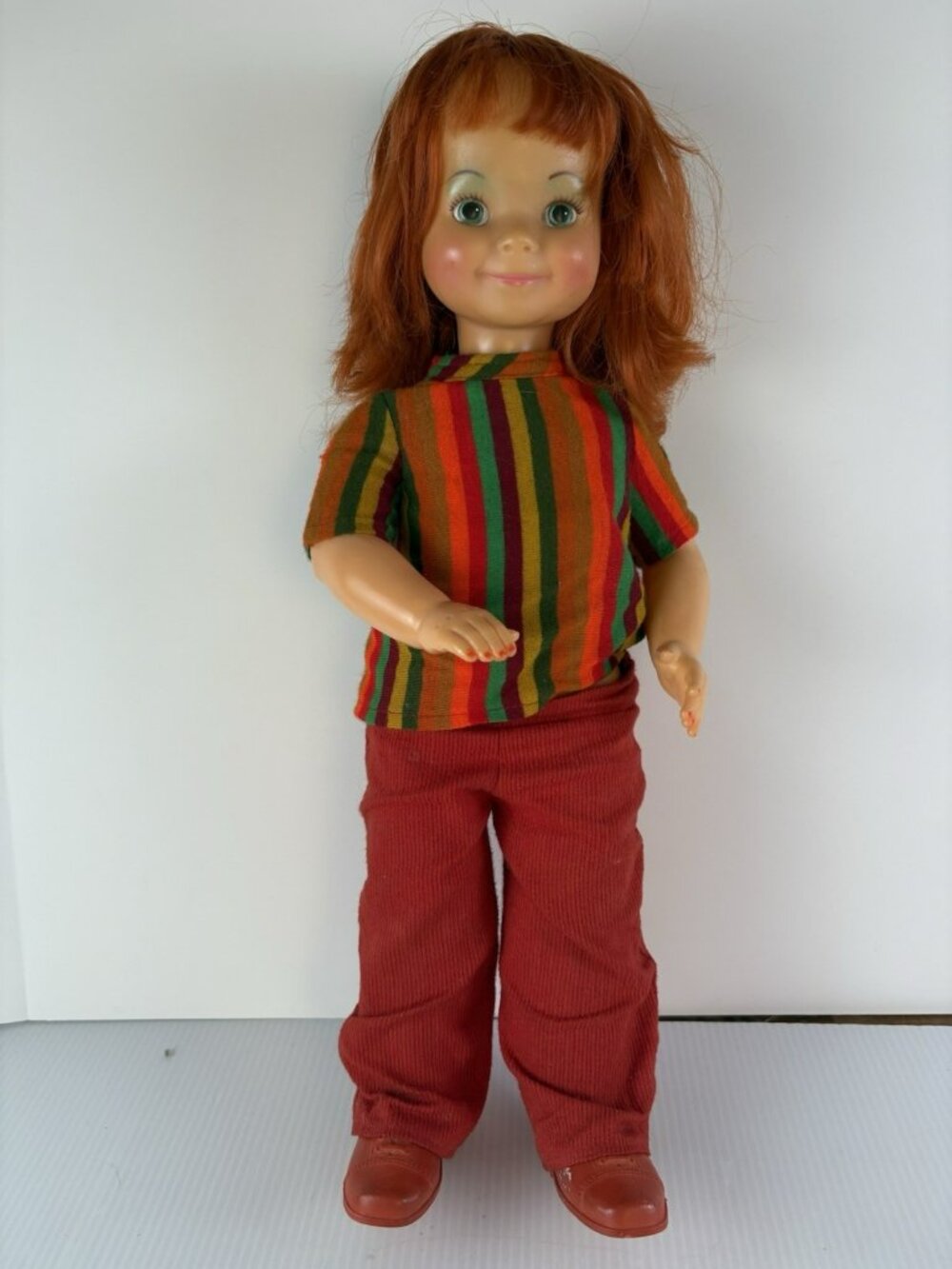 Ideal Play N Jane Doll 1971 Red Head Vintage Doll Original Outfit 16" Untested
